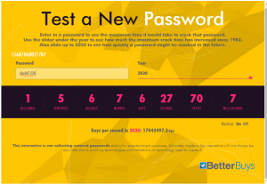 Afla cat de sigura este parola creata de tine - BetterBuys
